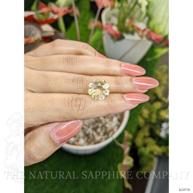7.23 Ct. Yellow Citrine from Ceylon (Sri Lanka)