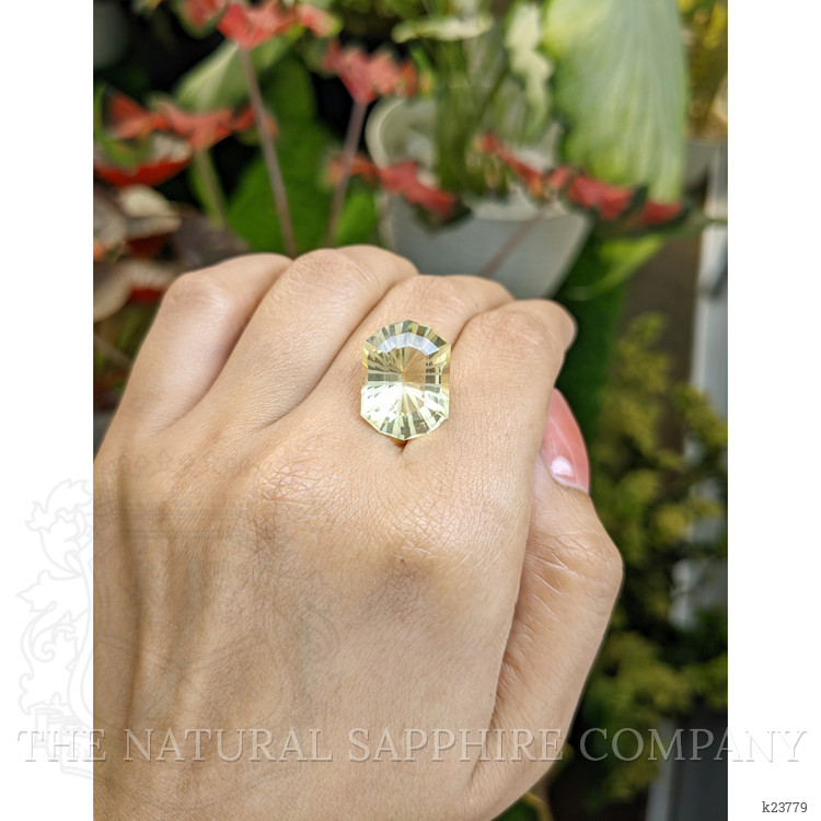 10.63 Ct. Yellow Citrine from Ceylon (Sri Lanka)