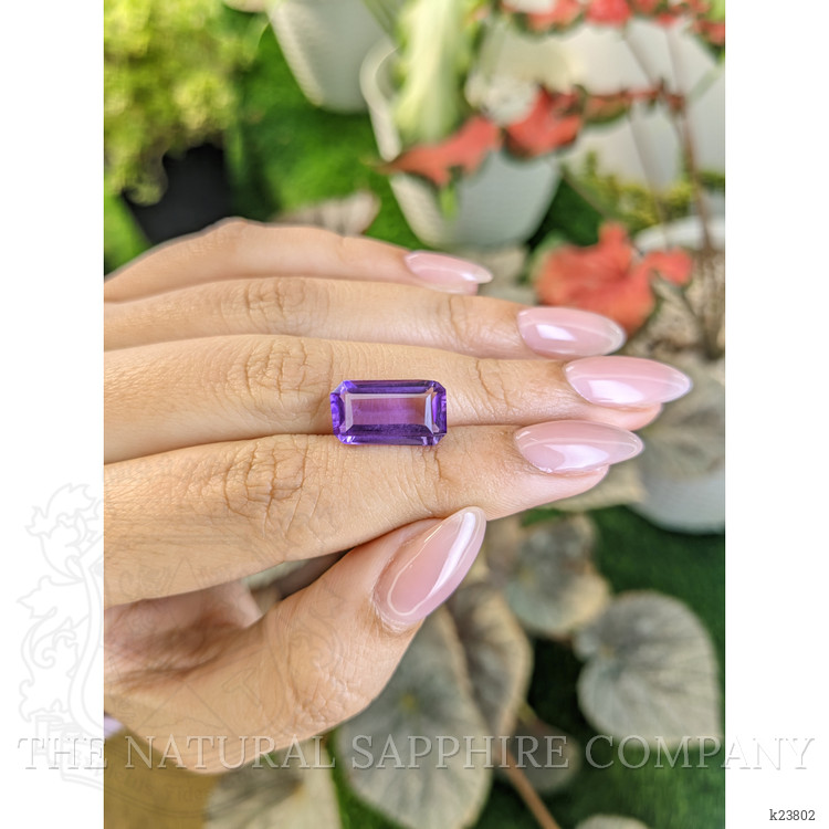 4.90 Ct. Purple Amethyst from Ceylon (Sri Lanka)