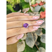 4.00 Ct. Purple Amethyst from Ceylon (Sri Lanka) Life Style