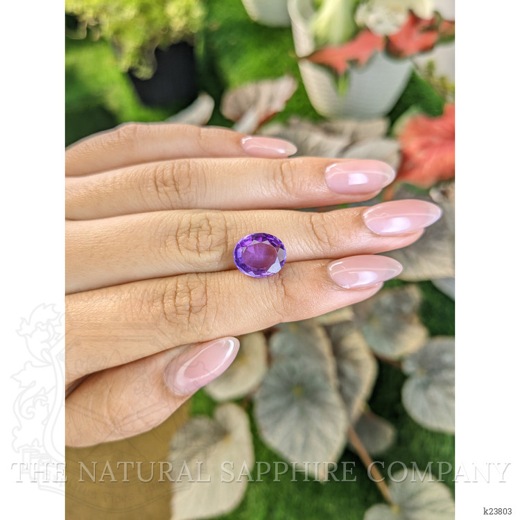 4.00 Ct. Purple Amethyst from Ceylon (Sri Lanka)
