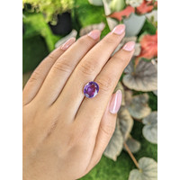 4.00 Ct. Purple Amethyst from Ceylon (Sri Lanka) Life Style