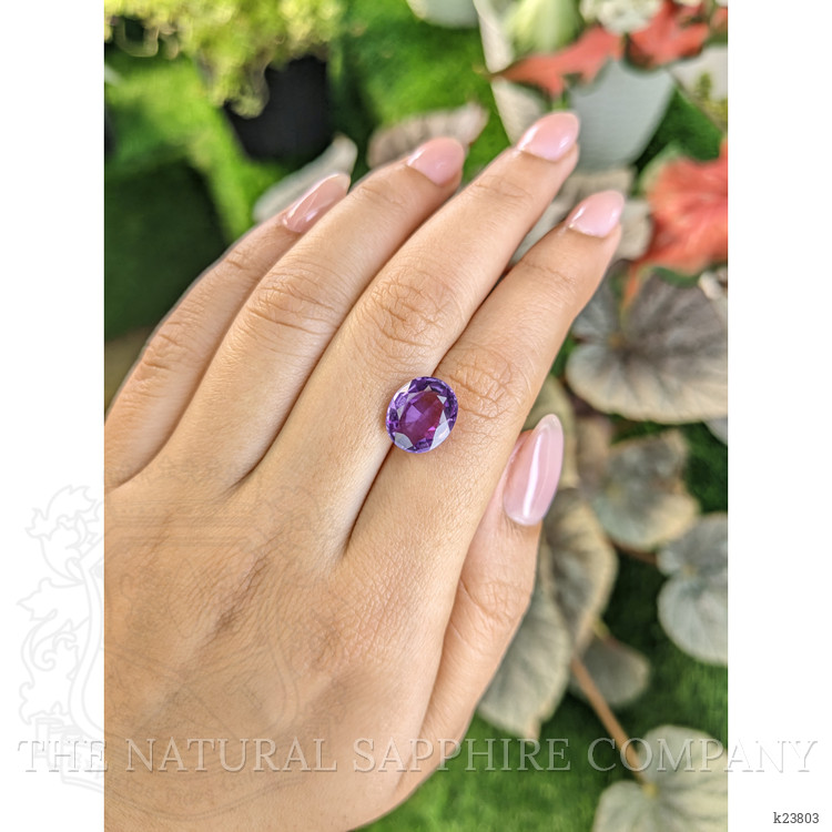 4.00 Ct. Purple Amethyst from Ceylon (Sri Lanka)