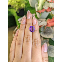 4.00 Ct. Purple Amethyst from Ceylon (Sri Lanka) Life Style