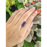 5.22 Ct. Purple Amethyst from Ceylon (Sri Lanka) Life Style