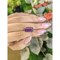 5.22 Ct. Purple Amethyst from Ceylon (Sri Lanka) Life Style