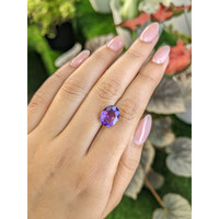 4.06 Ct. Purple Amethyst from Ceylon (Sri Lanka) Life Style