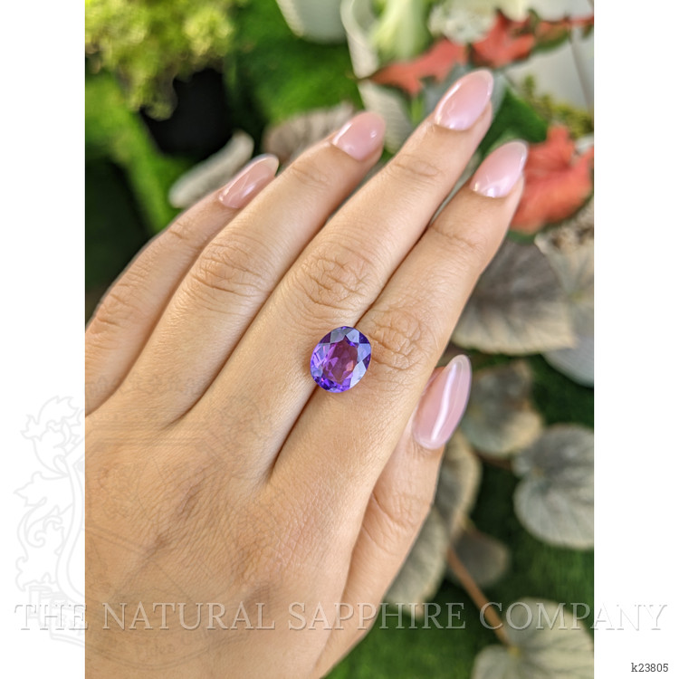 4.06 Ct. Purple Amethyst from Ceylon (Sri Lanka)