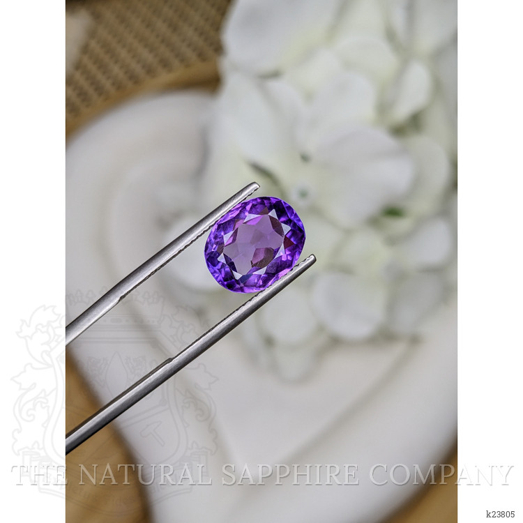 4.06 Ct. Purple Amethyst from Ceylon (Sri Lanka)