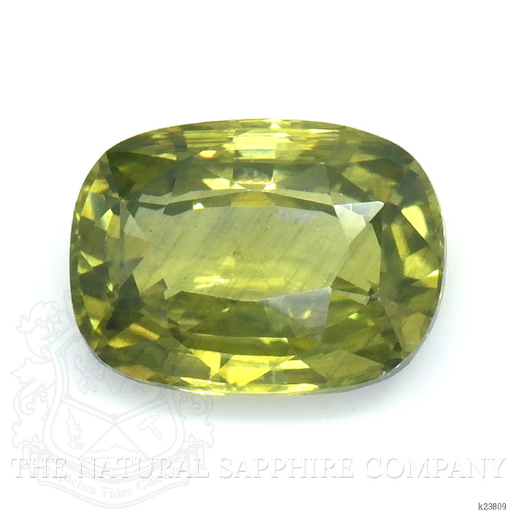 2.52 Ct. Yellowish Green Zircon from Ceylon (Sri Lanka)
