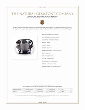 1.01 Ct. Purplish Grey Spinel from Burma (Myanmar) Scan Report