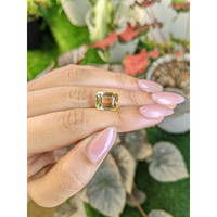 5.91 Ct. Yellow Citrine from Ceylon (Sri Lanka) Life Style