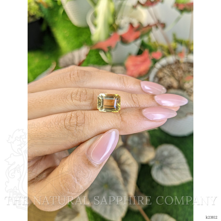 5.91 Ct. Yellow Citrine from Ceylon (Sri Lanka)