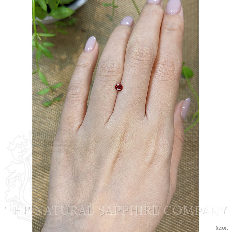 0.35 Ct. Pinkish Red Spinel from Burma (Myanmar)