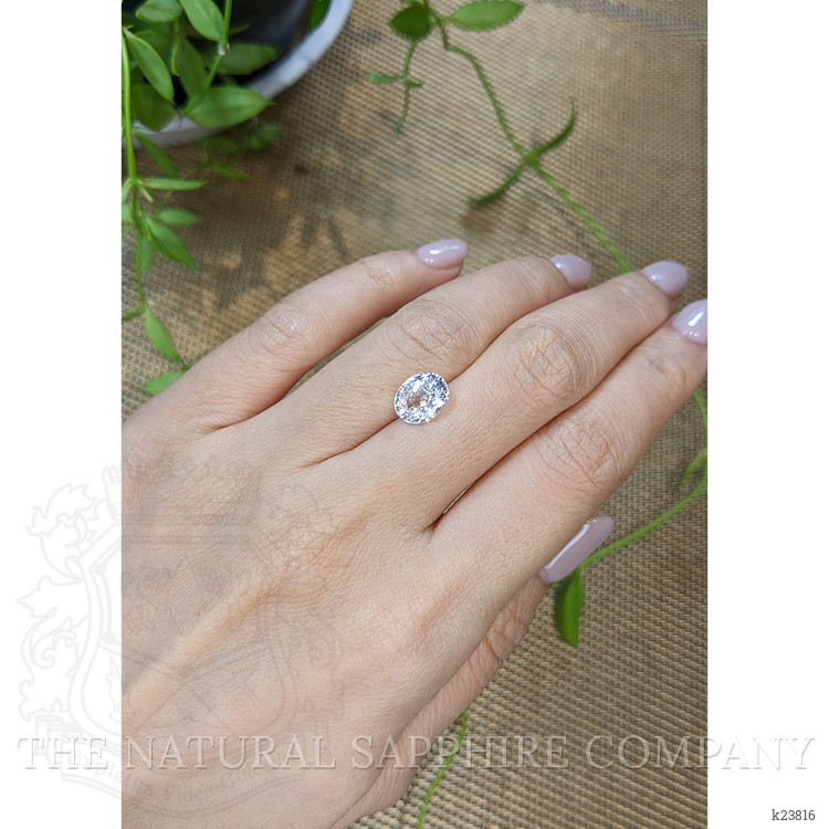 3.21 Ct. White Spinel from Burma (Myanmar)