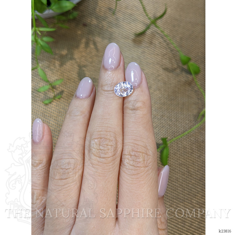3.21 Ct. White Spinel from Burma (Myanmar)