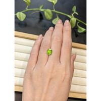 2.43 Ct. Green (Lime Green) Peridot from Pakistan Life Style