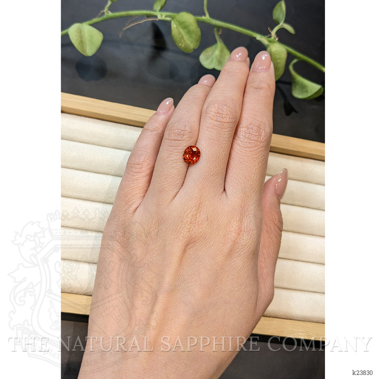 2.33 Ct. Reddish Orange Spessartite Garnet from Namibia