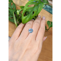 3.26 Ct. Sky Blue Topaz from Brazil Life Style
