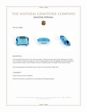 2.78 Ct. Sky Blue Topaz from Brazil Appraisal