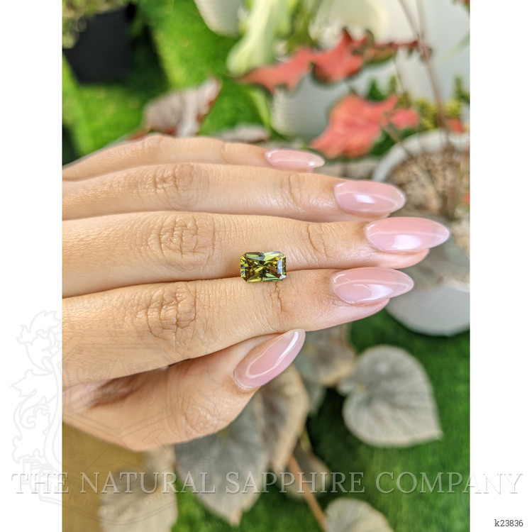 2.38 Ct. Greenish Yellow Chrysoberyl from Ceylon (Sri Lanka)