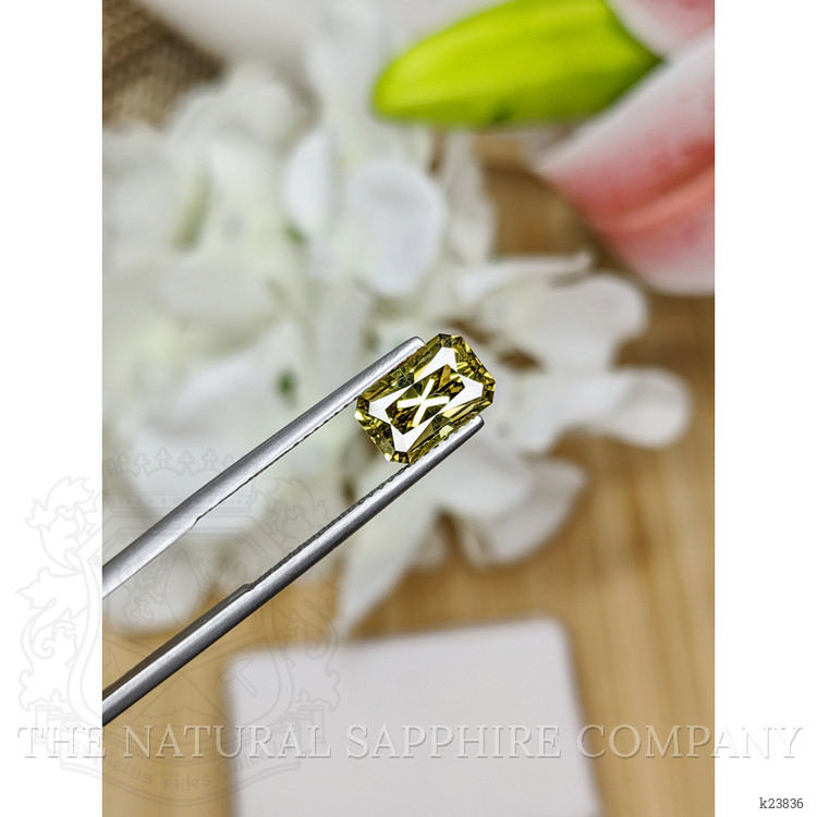 2.38 Ct. Greenish Yellow Chrysoberyl from Ceylon (Sri Lanka)