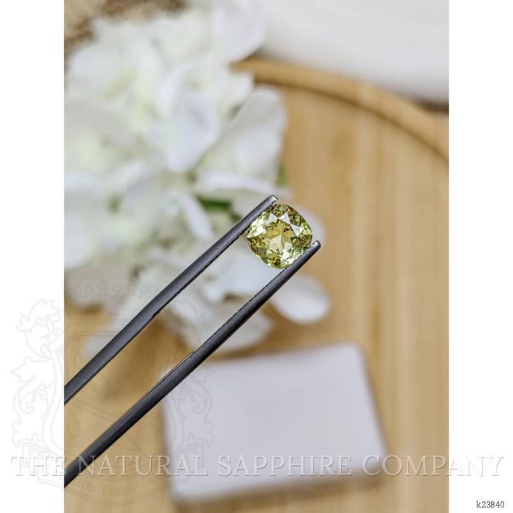 1.45 Ct. Greenish Yellow Chrysoberyl from Ceylon (Sri Lanka)