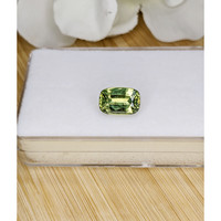 3.40 Ct. Yellowish Green Chrysoberyl from Ceylon (Sri Lanka) Life Style