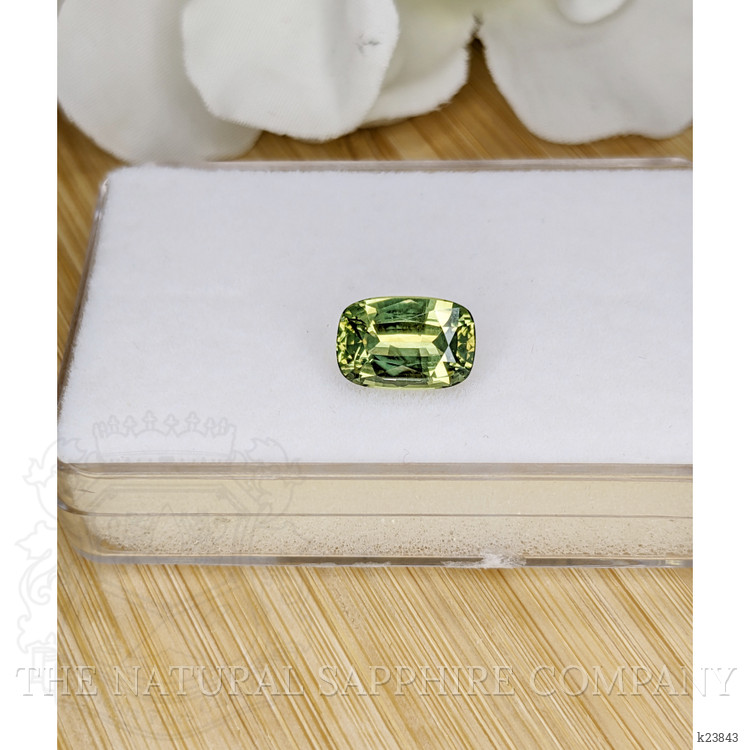 3.40 Ct. Yellowish Green Chrysoberyl from Ceylon (Sri Lanka)