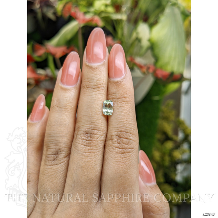 1.26 Ct. Yellowish Green Chrysoberyl from Ceylon (Sri Lanka)