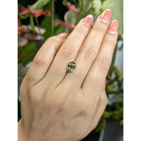 2.53 Ct. Yellowish Green Demantoid Garnet from Madagascar Life Style