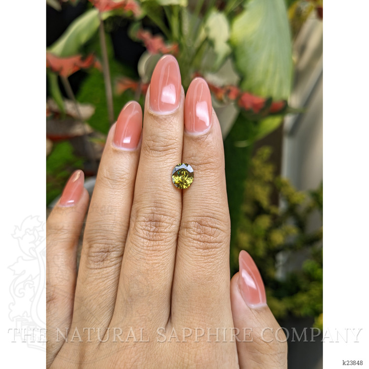 1.62 Ct. Brownish Green Demantoid Garnet from Madagascar