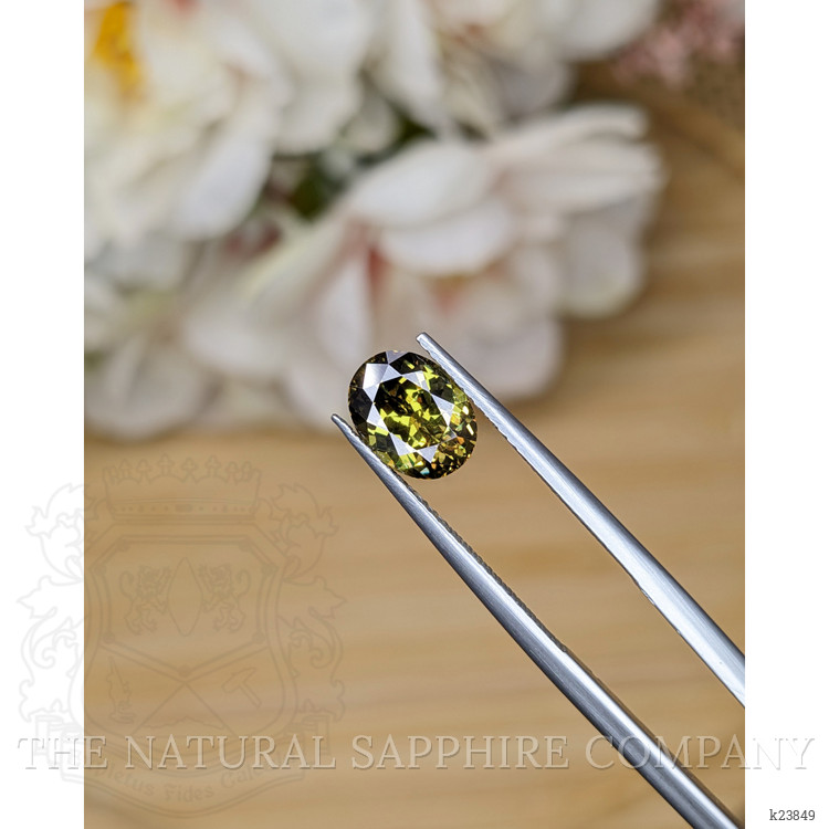 1.97 Ct. Greenish Brown Demantoid Garnet from Madagascar