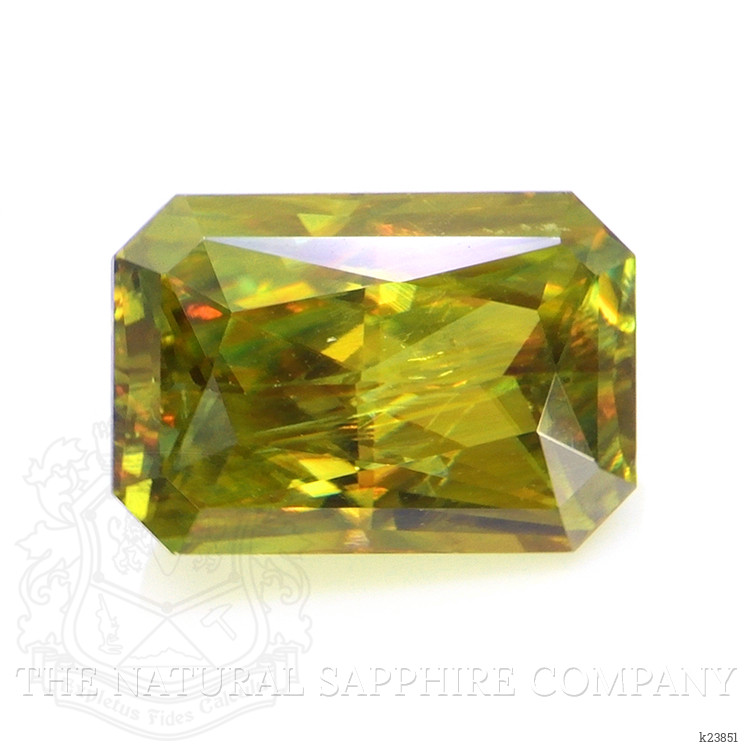 3.23 Ct. Greenish Brown Sphene (Titanite) from Madagascar
