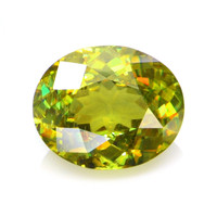 5.12 Ct. Yellowish Green Sphene (Titanite) from Madagascar Video