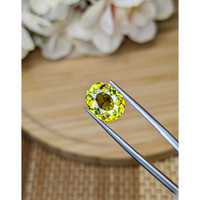 5.12 Ct. Yellowish Green Sphene (Titanite) from Madagascar Life Style