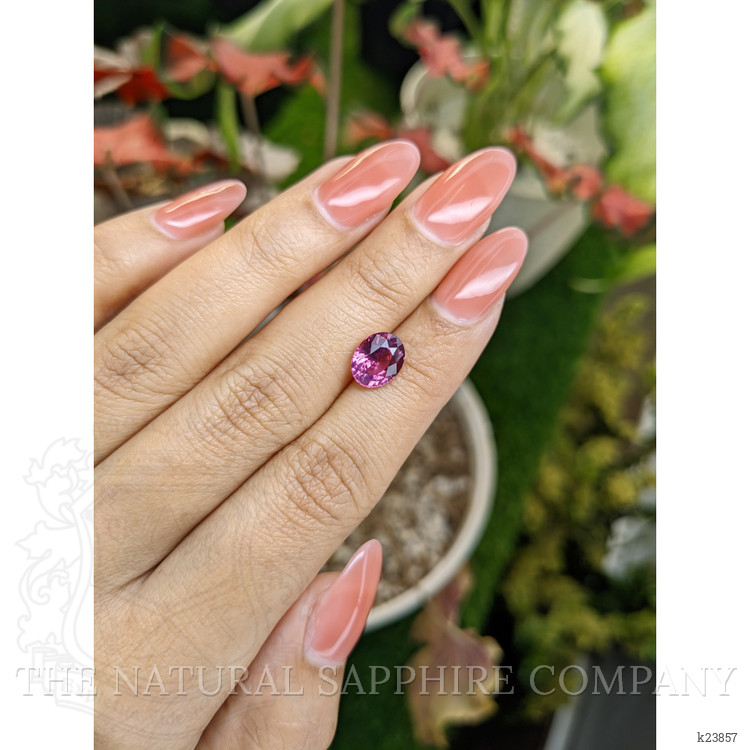 2.49 Ct. Purplish Pink Spinel from Ceylon (Sri Lanka)