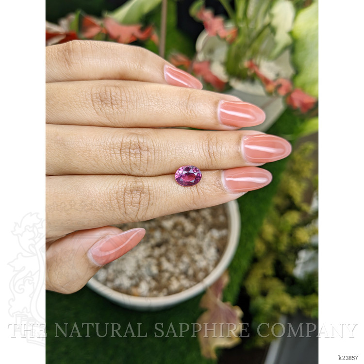 2.49 Ct. Purplish Pink Spinel from Ceylon (Sri Lanka)