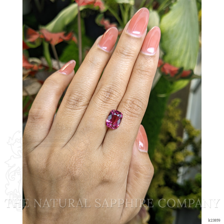 4.35 Ct. Purplish Pink Spinel from Ceylon (Sri Lanka)