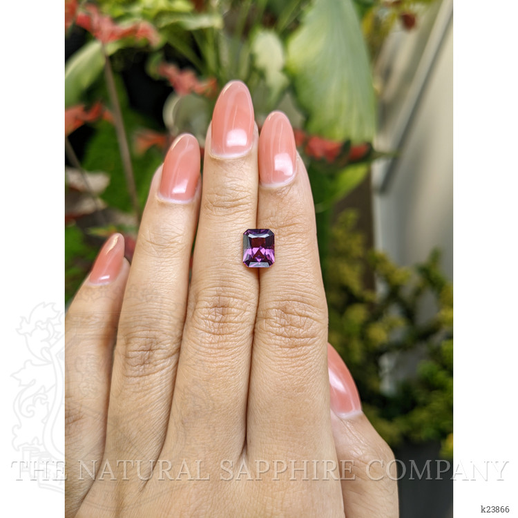 2.45 Ct. Pinkish Purple Spinel from Ceylon (Sri Lanka)