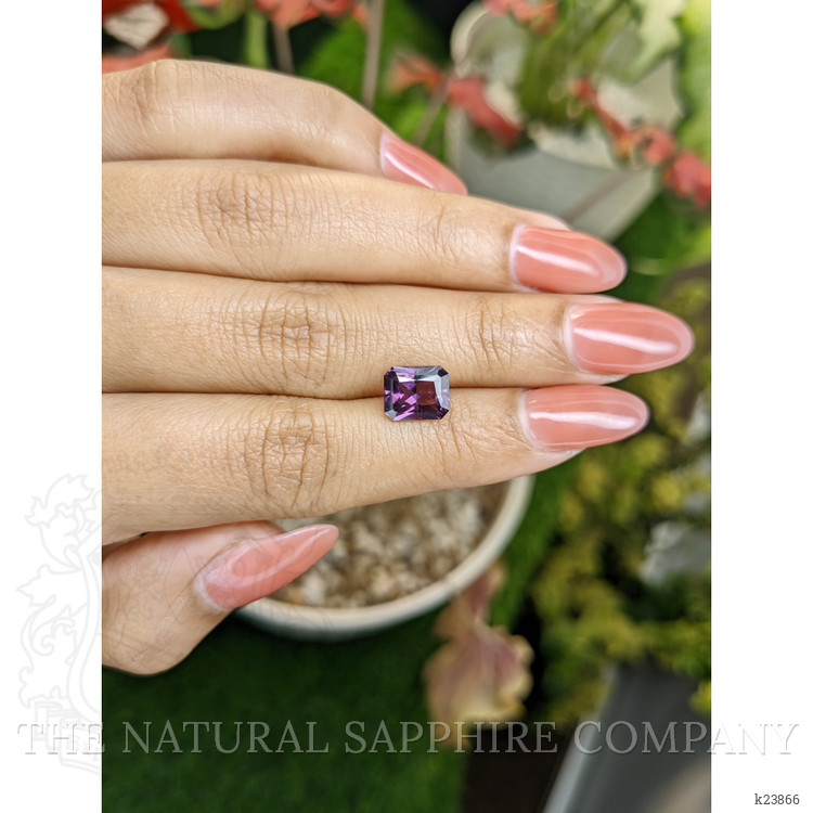 2.45 Ct. Pinkish Purple Spinel from Ceylon (Sri Lanka)