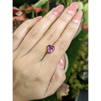 3.61 Ct. Purplish Pink Spinel from Ceylon (Sri Lanka) Life Style
