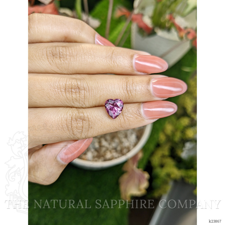 3.61 Ct. Purplish Pink Spinel from Ceylon (Sri Lanka)