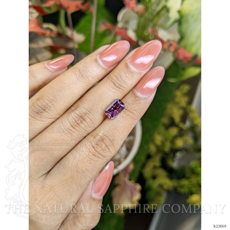 2.87 Ct. Pinkish Purple Spinel from Ceylon (Sri Lanka)