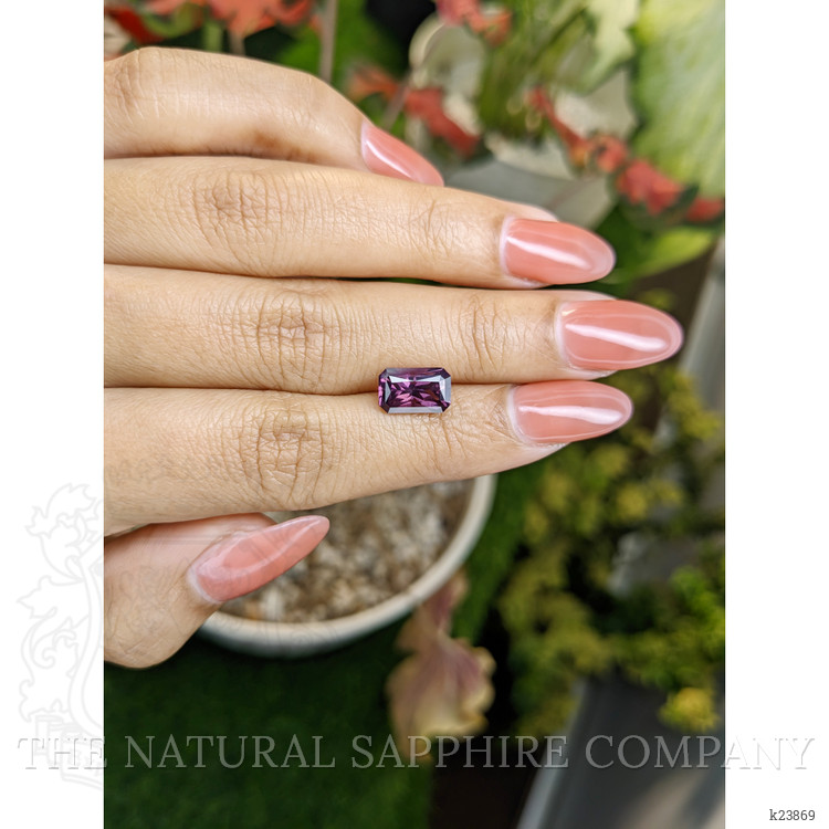 2.87 Ct. Pinkish Purple Spinel from Ceylon (Sri Lanka)