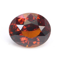 3.16 Ct. Orangish Red Hessonite Garnet from Madagascar Video