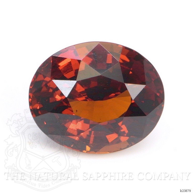 3.16 Ct. Orangish Red Hessonite Garnet from Madagascar