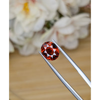 3.16 Ct. Orangish Red Hessonite Garnet from Madagascar Life Style