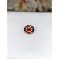 3.16 Ct. Orangish Red Hessonite Garnet from Madagascar Life Style