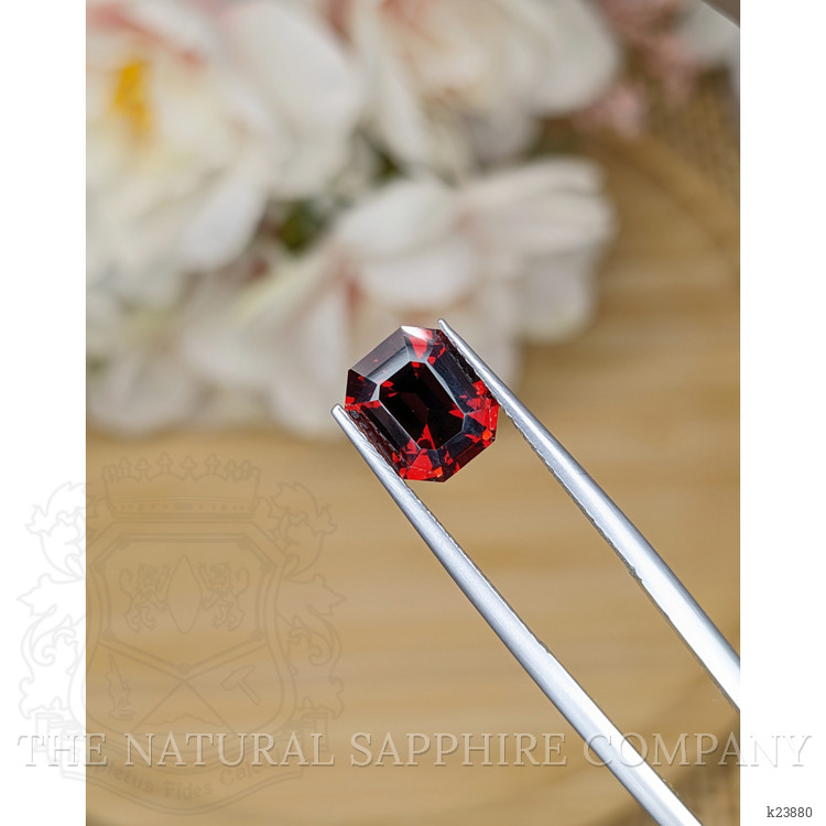 3.25 Ct. Orangish Red Hessonite Garnet from Madagascar